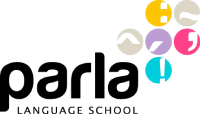 Logo en blanco de Parla